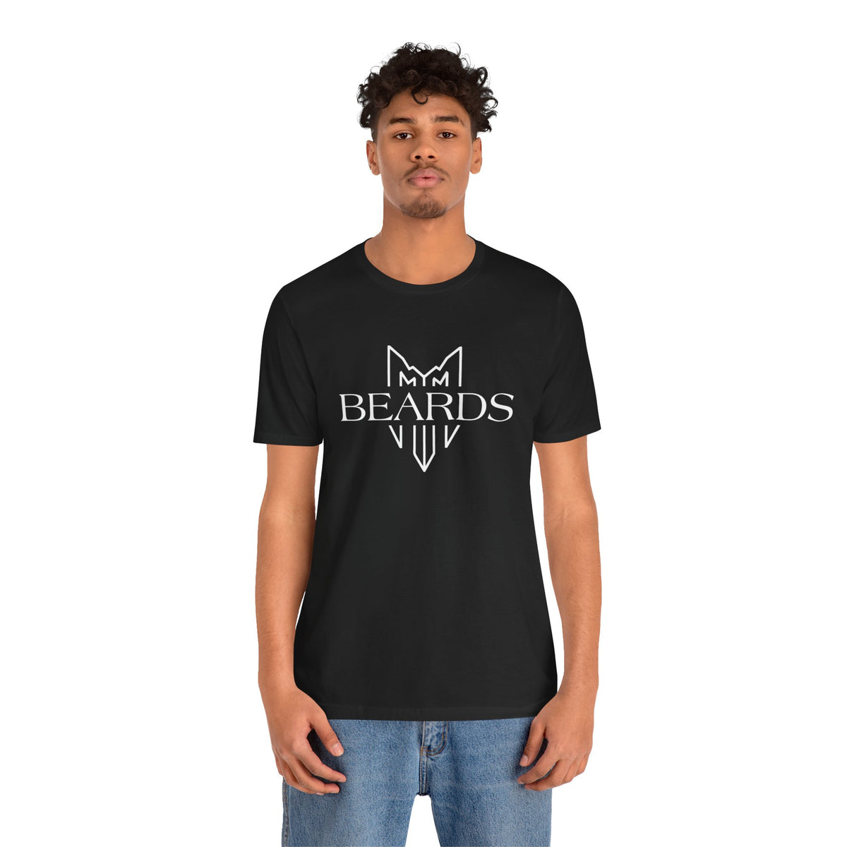 Respect The Beard Or Run From It Unisex Tee - Respect the Beard, Beard Shirt, Gift for Him, Funny Beard T-Shirt, Beards & Mustaches Tee