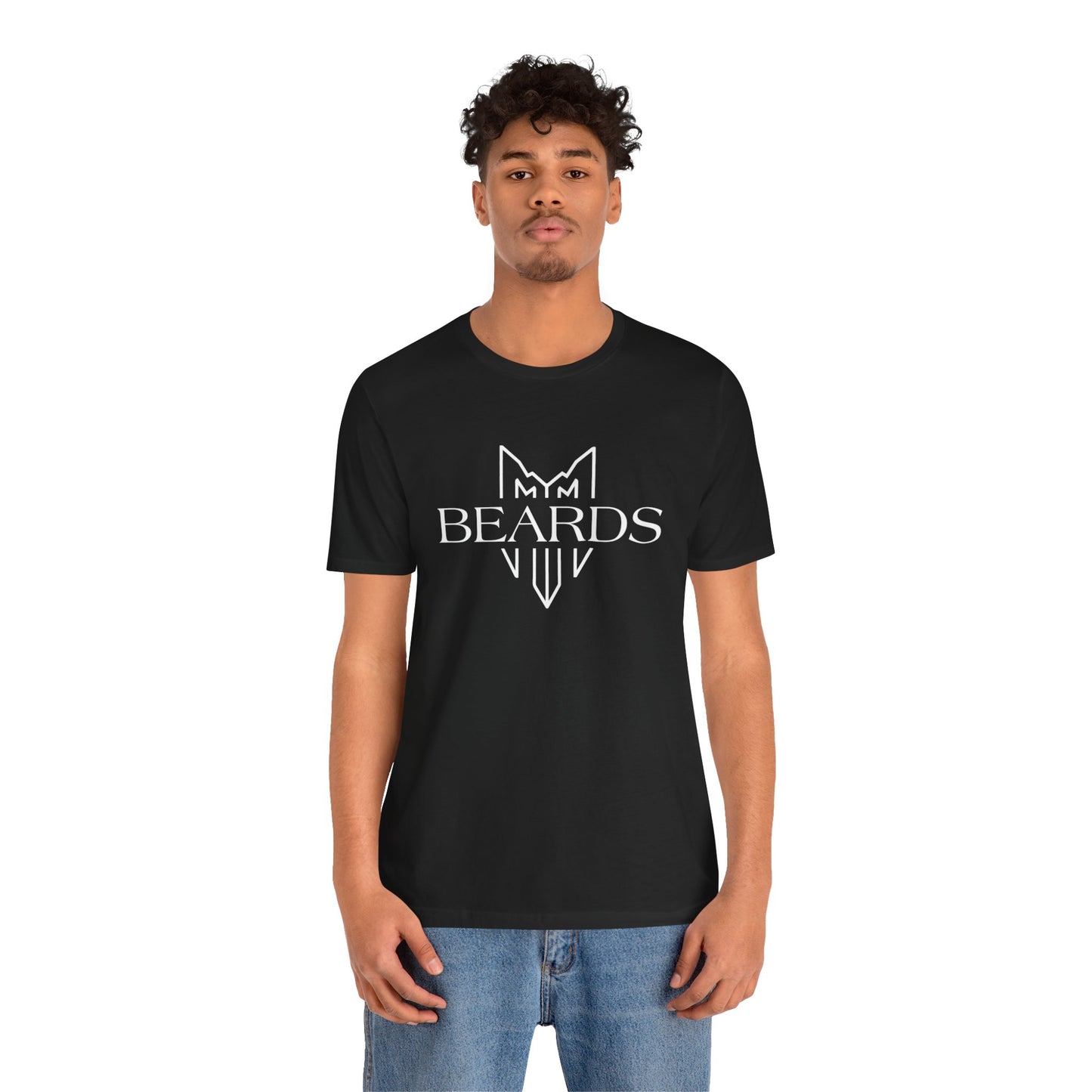 Respect The Beard Or Run From It Unisex Tee - Respect the Beard, Beard Shirt, Gift for Him, Funny Beard T-Shirt, Beards & Mustaches Tee