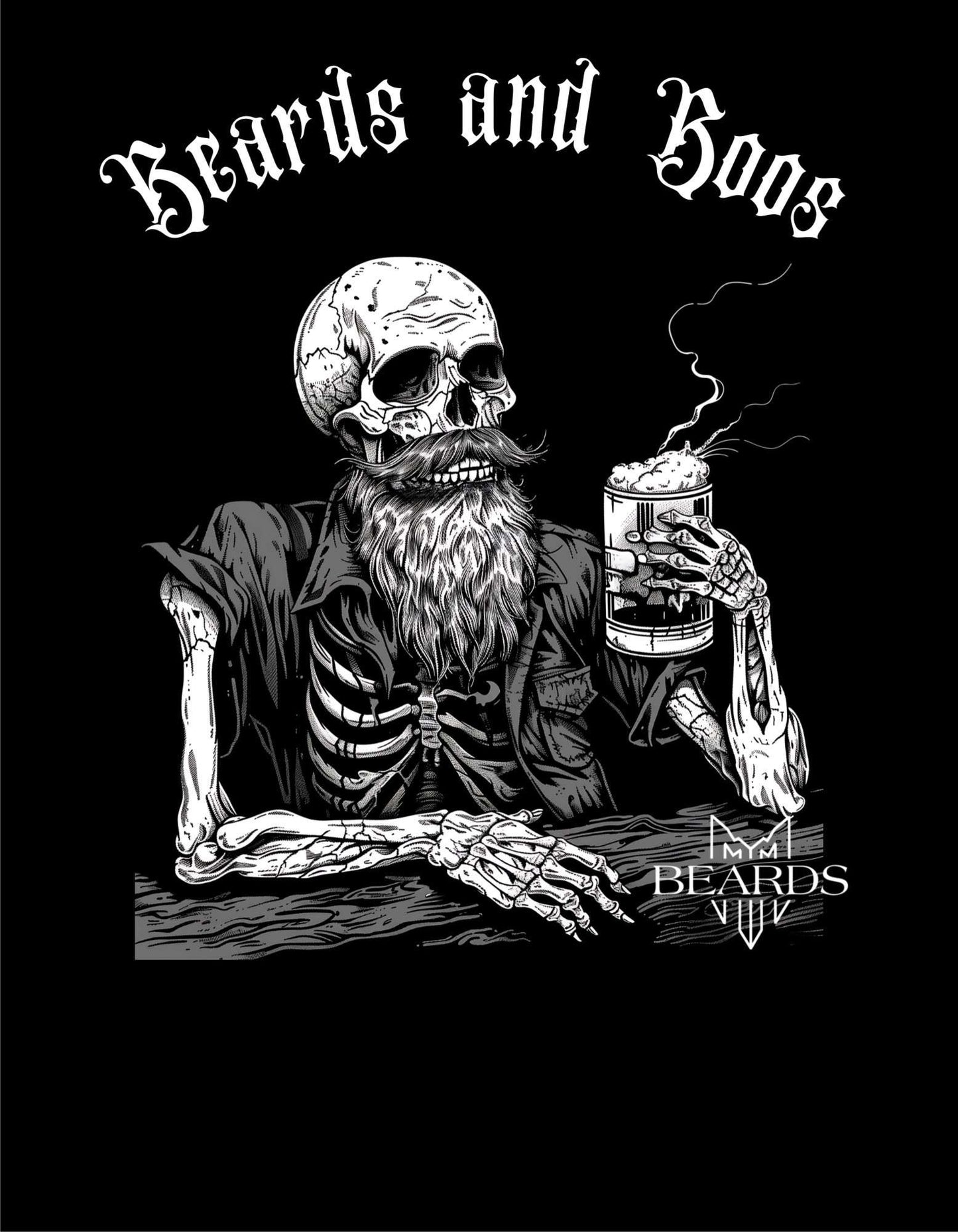 Skeleton Beard T-Shirt